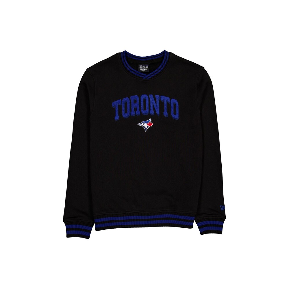 New Era Toronto Blue Jays Sport Night Black Crewneck - Size 3XL